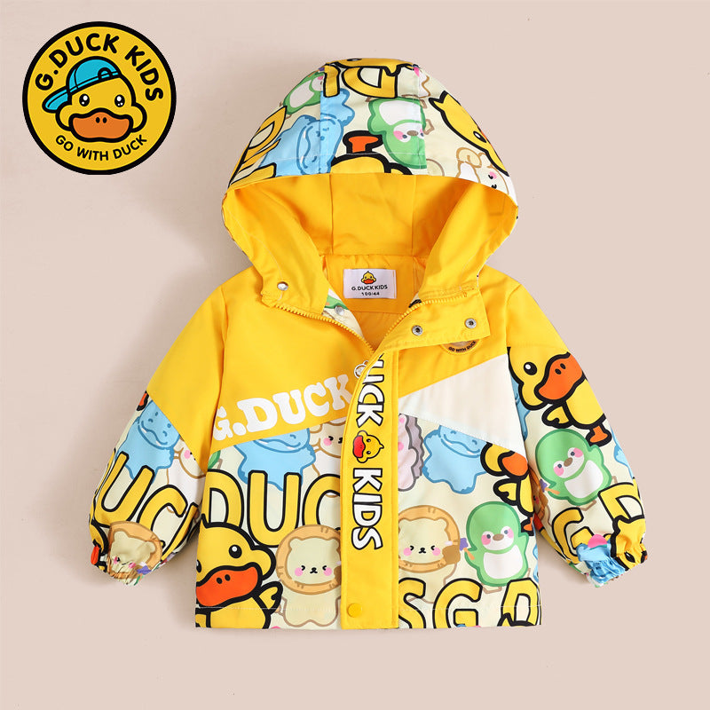 B.Duck Kids Jacket, Yellow