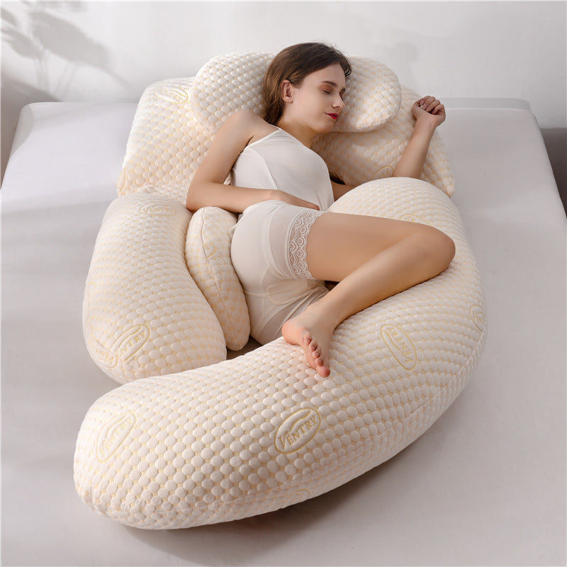 U-shaped pregnancy pillow