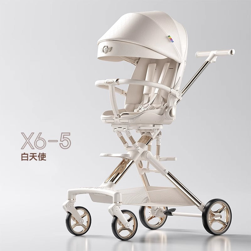 Playkids Stroller X6-5, White Angel