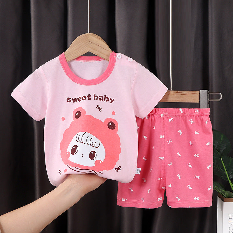 Adorable Kids Suit Set C, pink baby