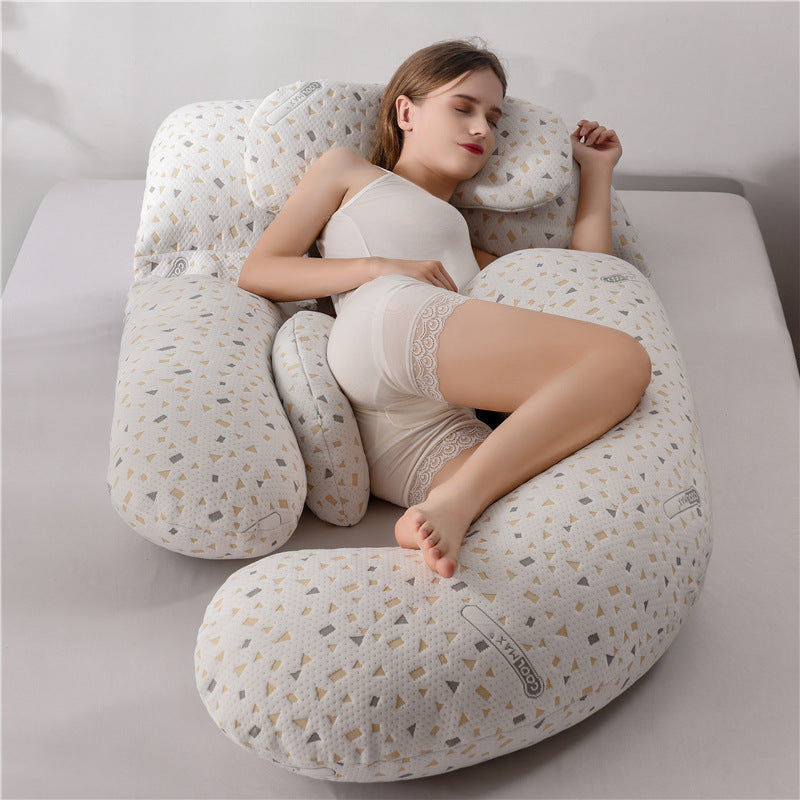 U-shaped pregnancy pillow