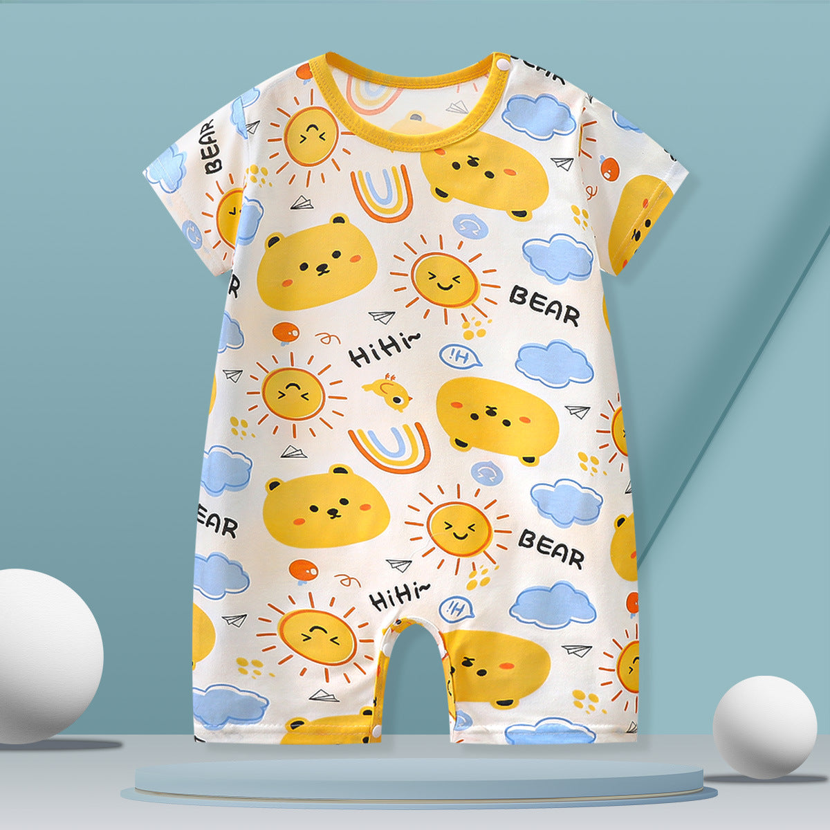 Children Cartoon Onesies, H10