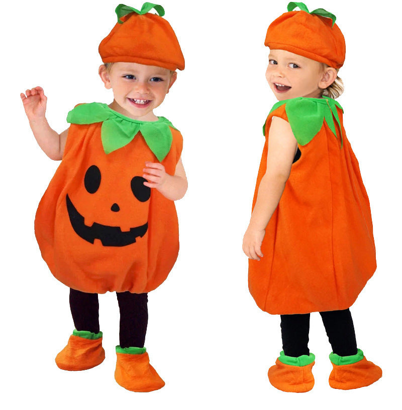 （Halloween）Pumpkin cosplay for kids