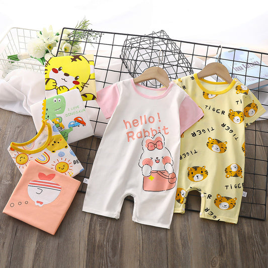 Infant and toddler one-piece crawling clothes,cover