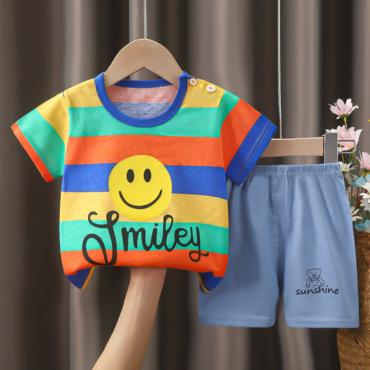 Adorable Cartoon Kids Suit Set B