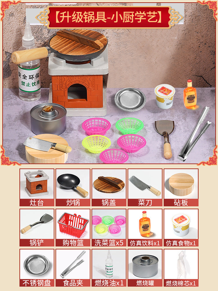 Mini Kitchen Set (Real Cooking)