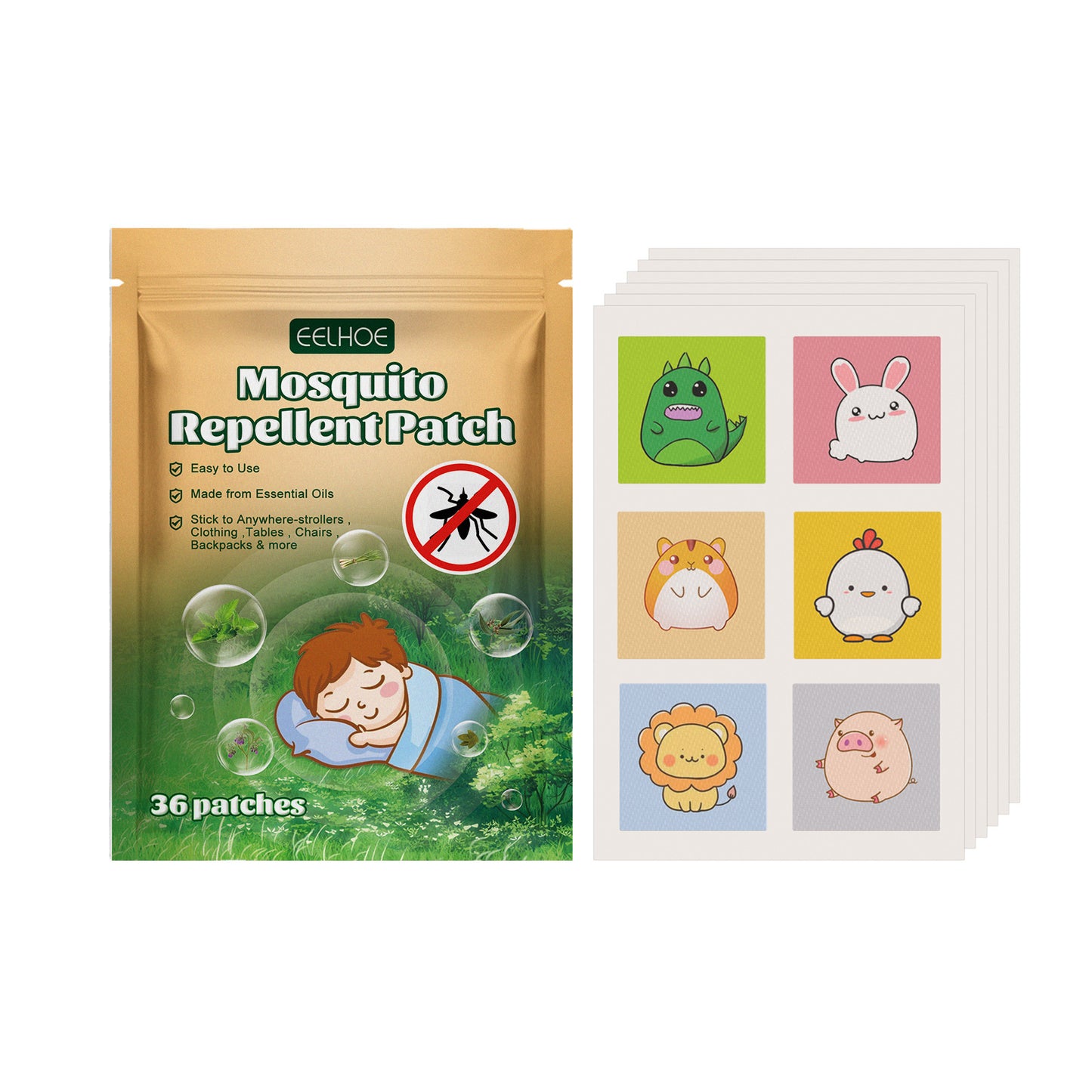 EELHOE Baby Mosquito Repellent Patch