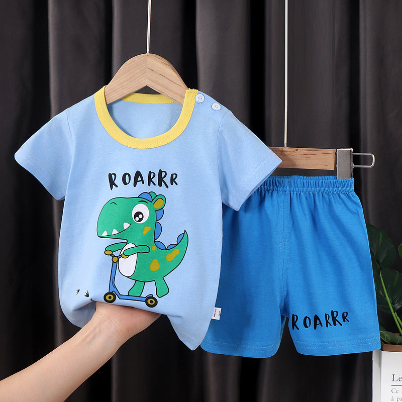 Adorable Kids Suit Set D, roar dinosaur