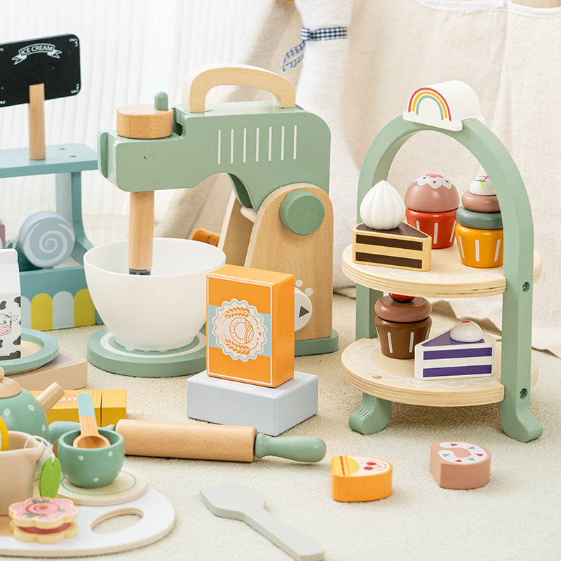 Wooden Cafe Toy Set