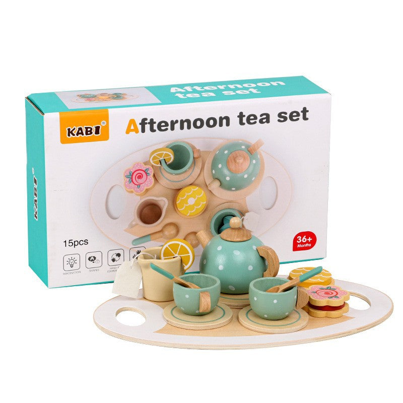 Wooden Cafe Toy Set