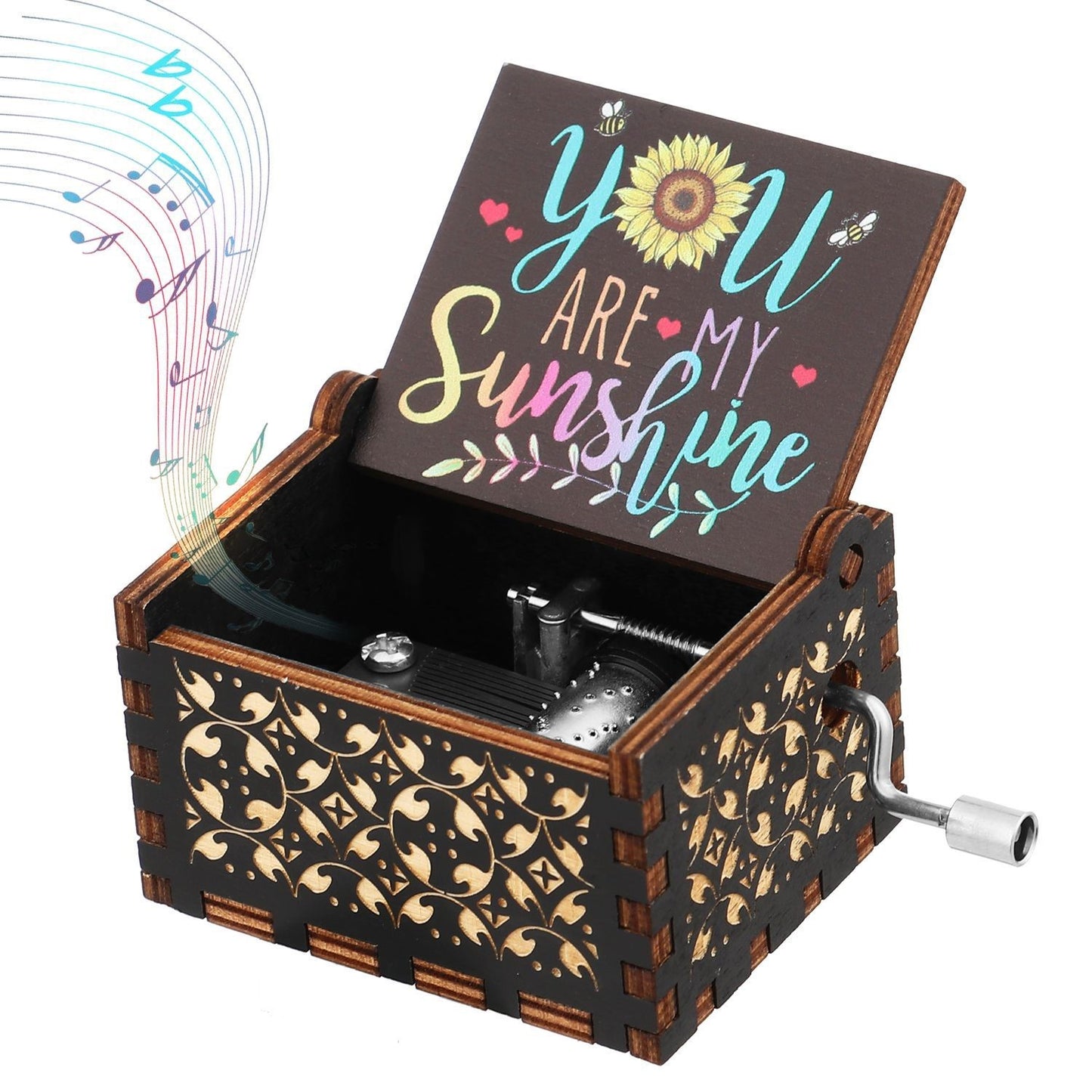 Wooden Sunshine Music Box