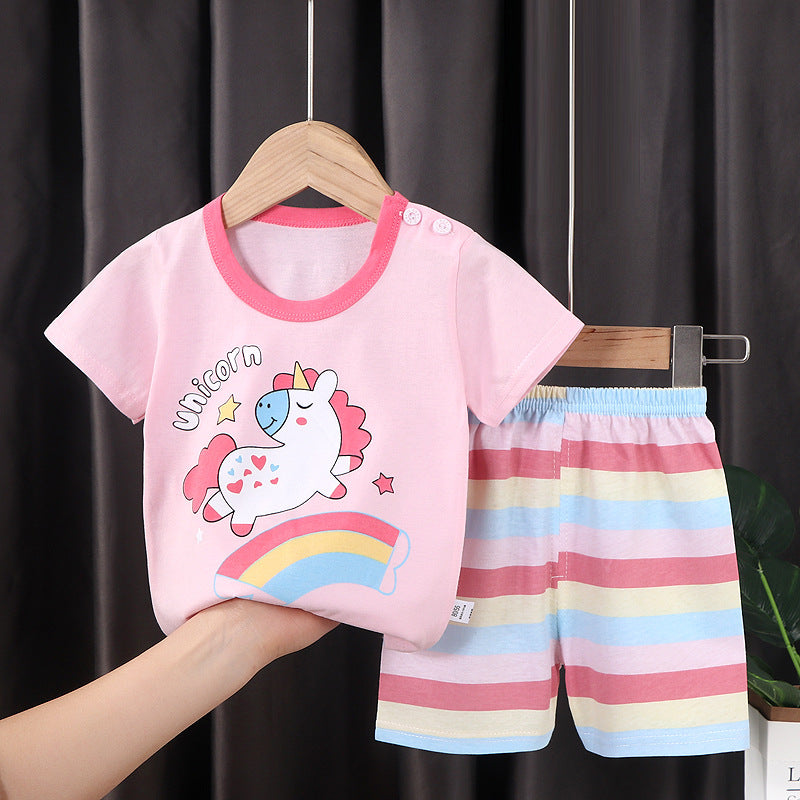 Adorable Kids Suit Set D, unicorn horse