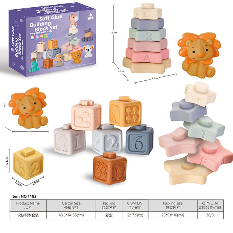 QINBAO Soft Glue Block set