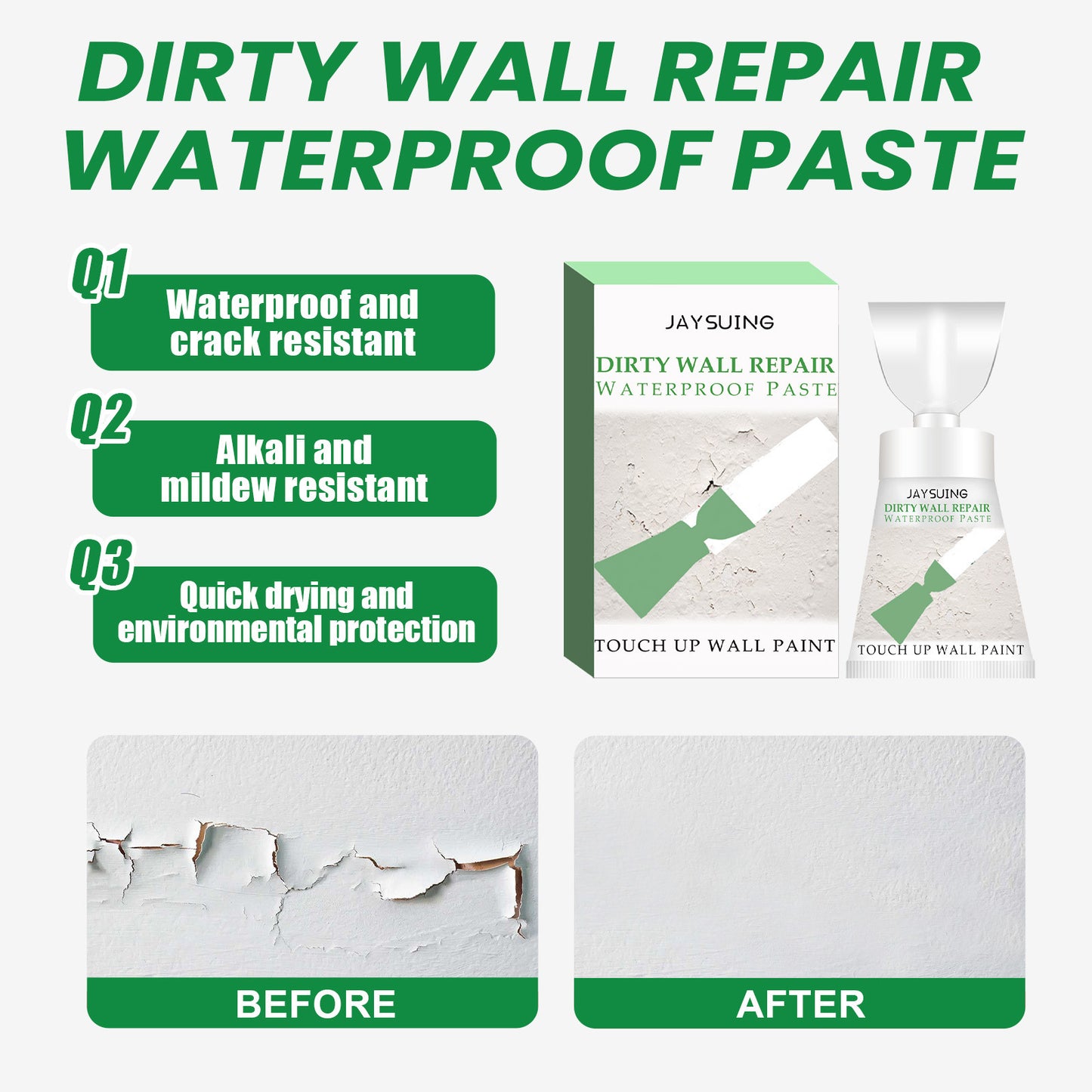 Jaysuing Dirty Wall Repair Paste