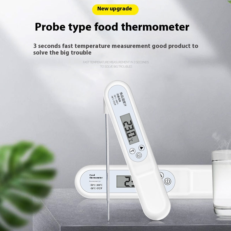 Probe food thermometer