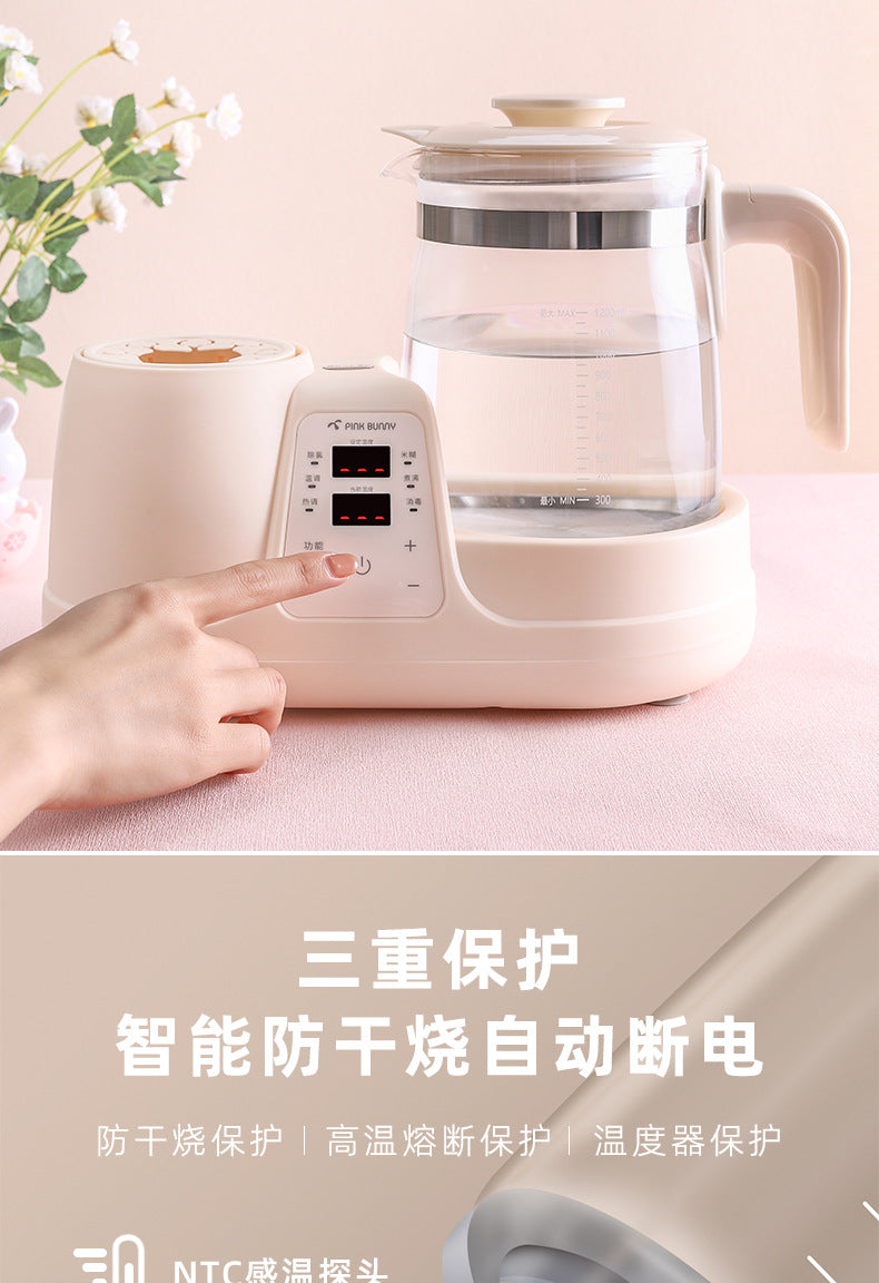 Pink Bunny 2 in 1 Milk Warmer