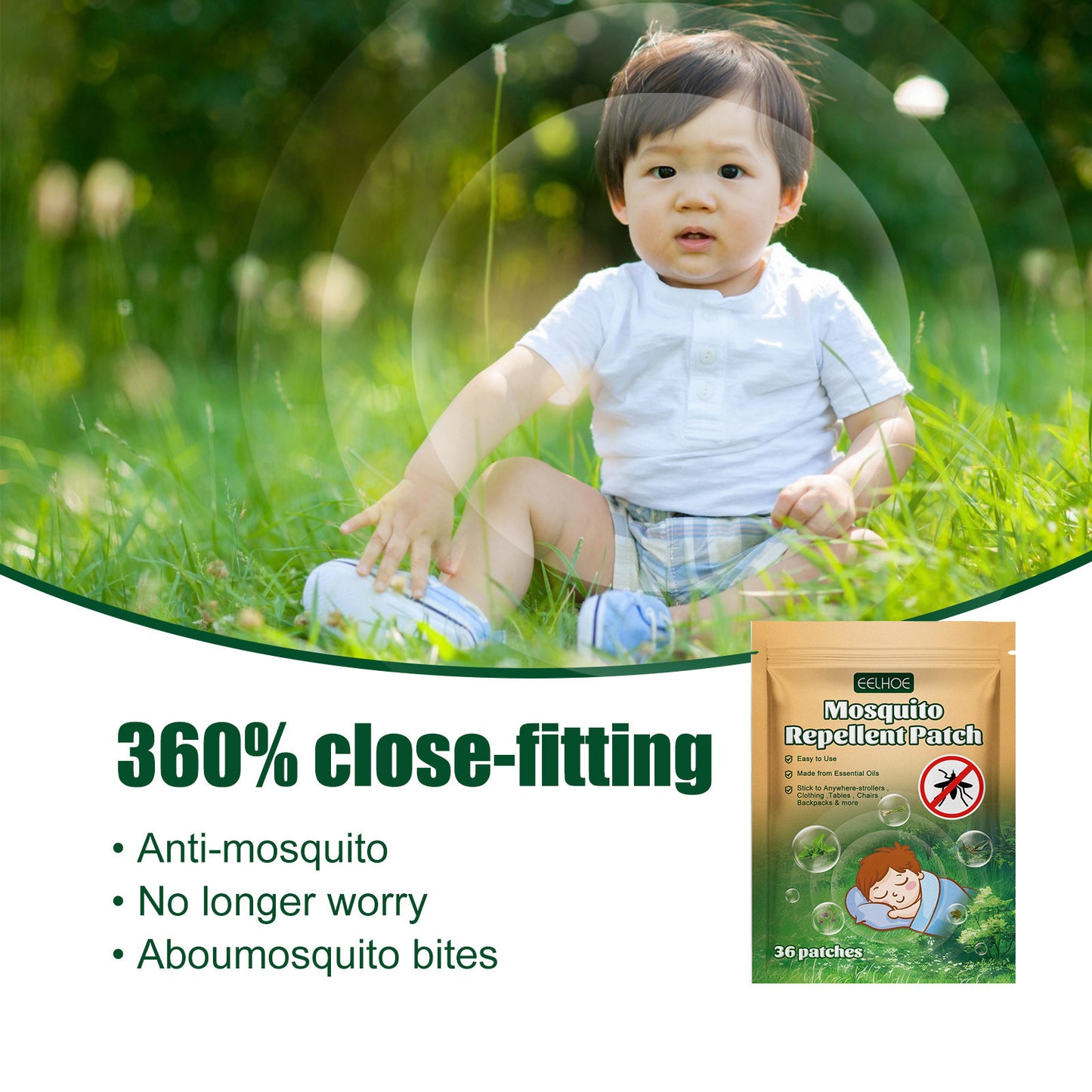 EELHOE Baby Mosquito Repellent Patch