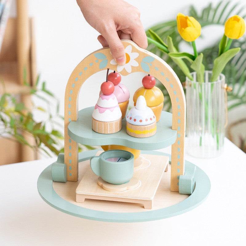 Wooden Cafe Toy Set