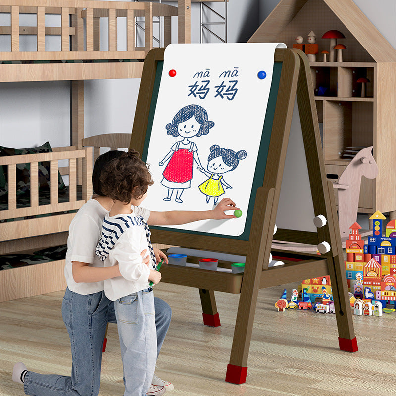 Children's double-sided magnetic drawing board