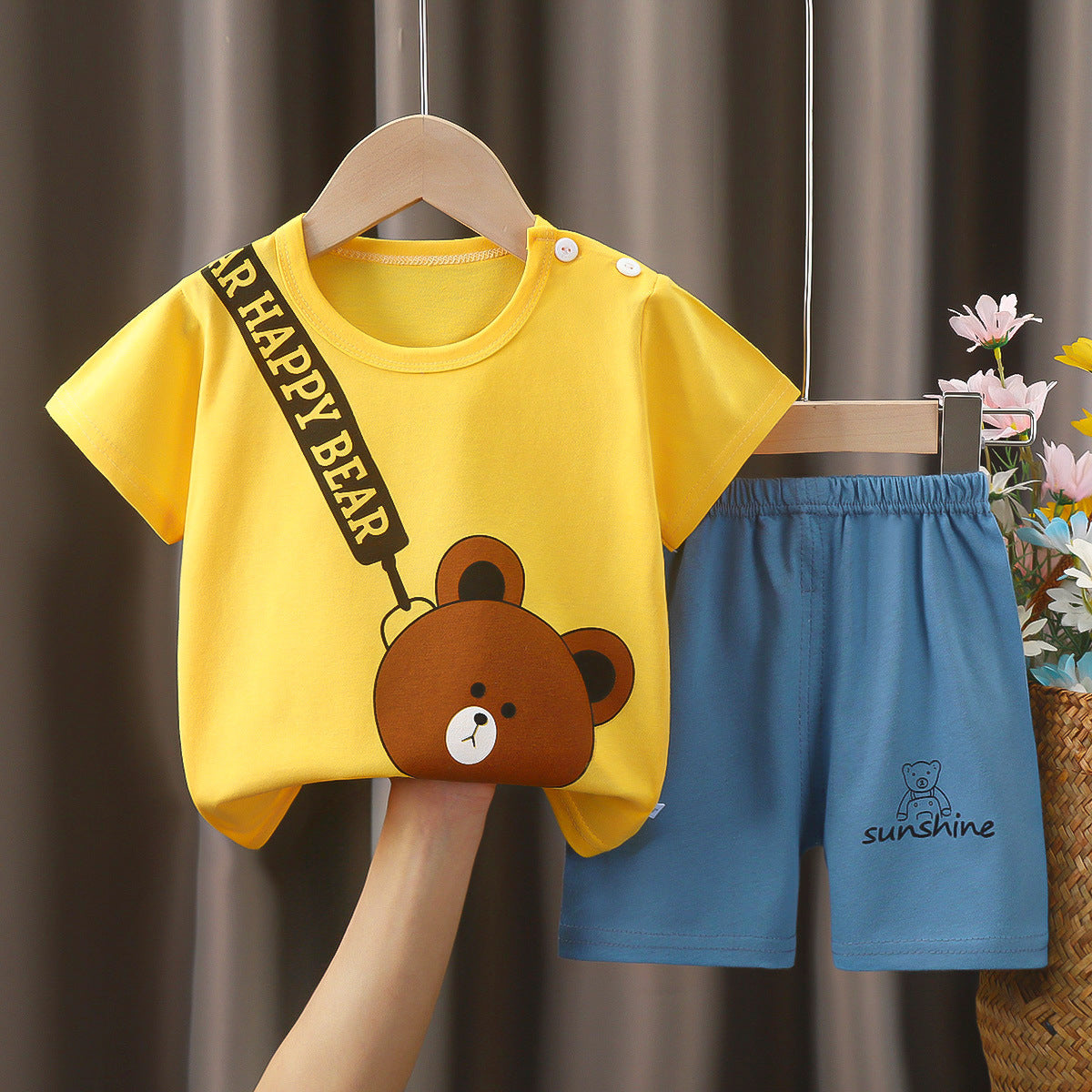 Adorable Cartoon Kids Suit Set B