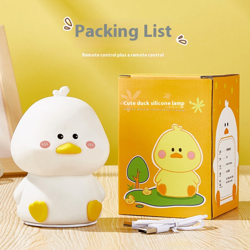 Cute duck night light, packaging