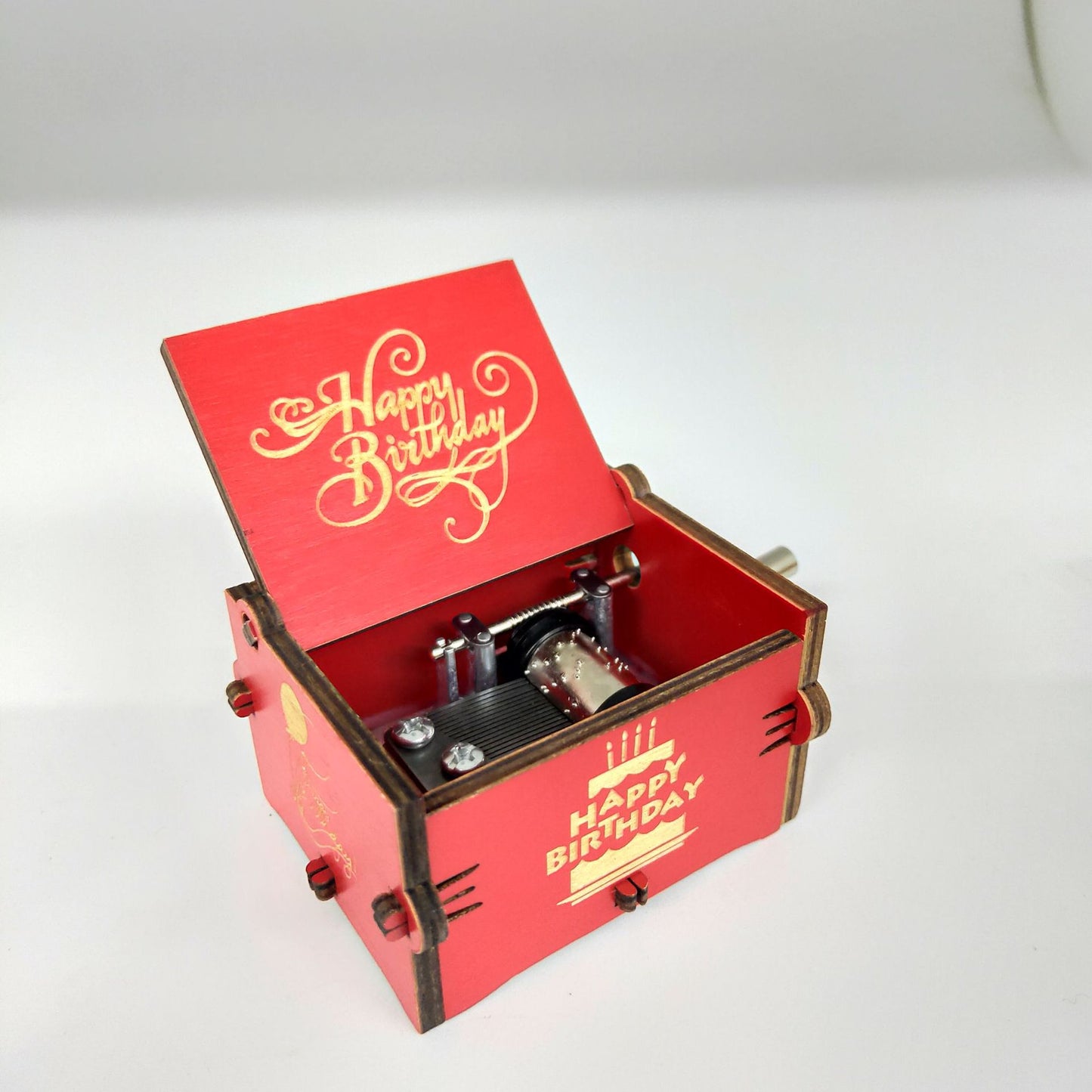 Wooden Happy Birthday Music Box