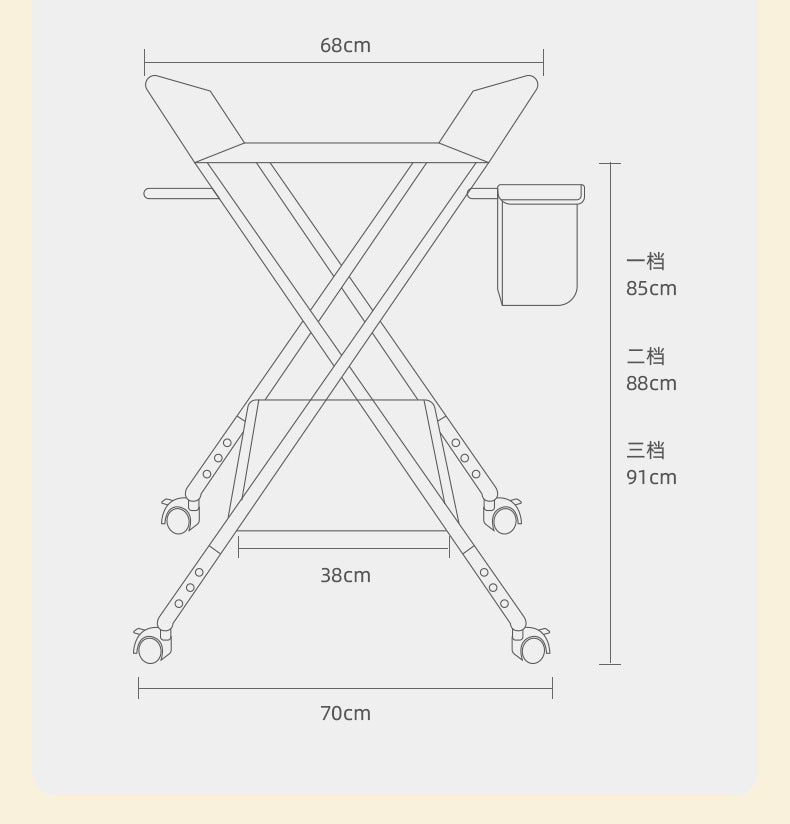 Multi functional Baby Care Desk