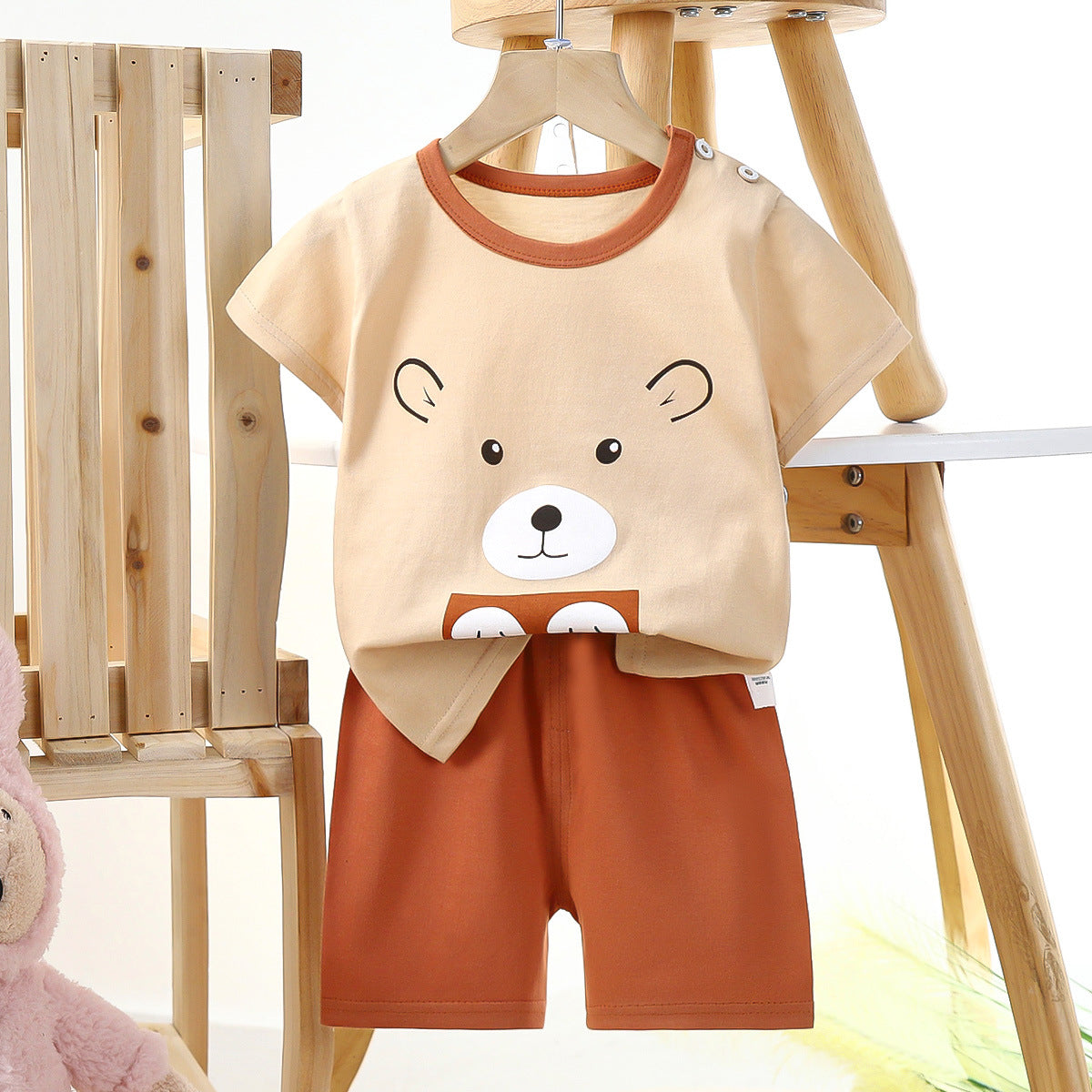 Adorable Cartoon Kids Suit Set B