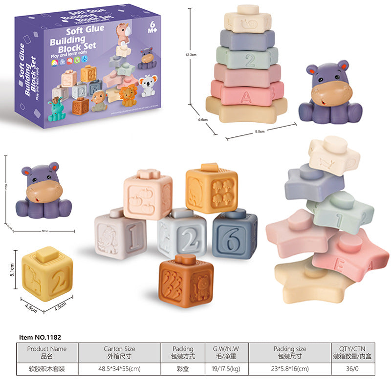 QINBAO Soft Glue Block set