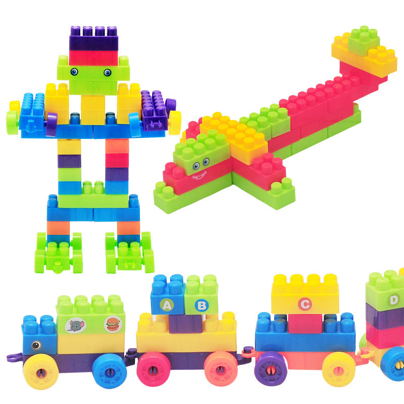 Children's building block toys