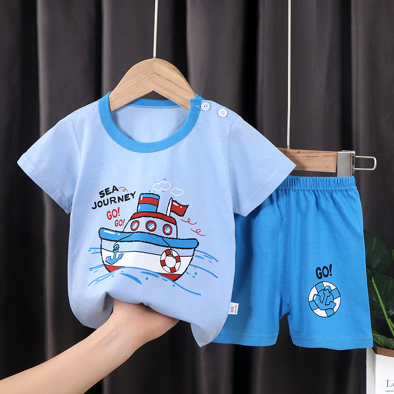 Adorable Kids Suit Set D, boat