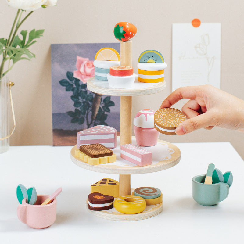 Wooden Cafe Toy Set