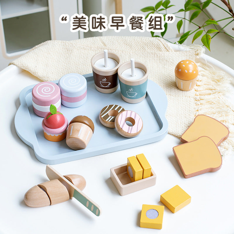 Wooden Cafe Toy Set