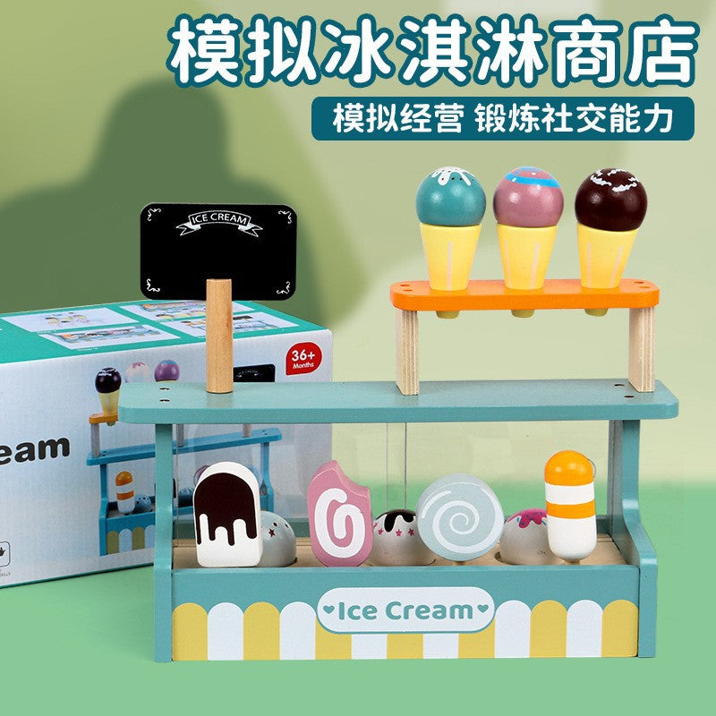 Wooden Cafe Toy Set