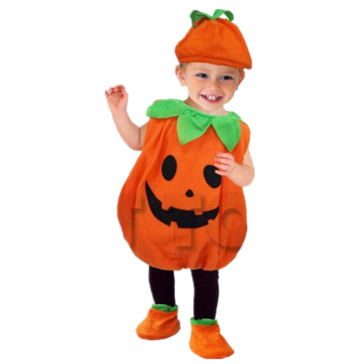 （Halloween）Pumpkin cosplay for kids