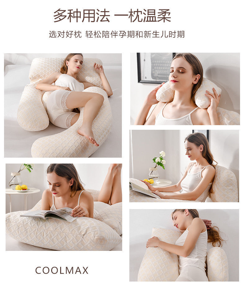 U-shaped pregnancy pillow