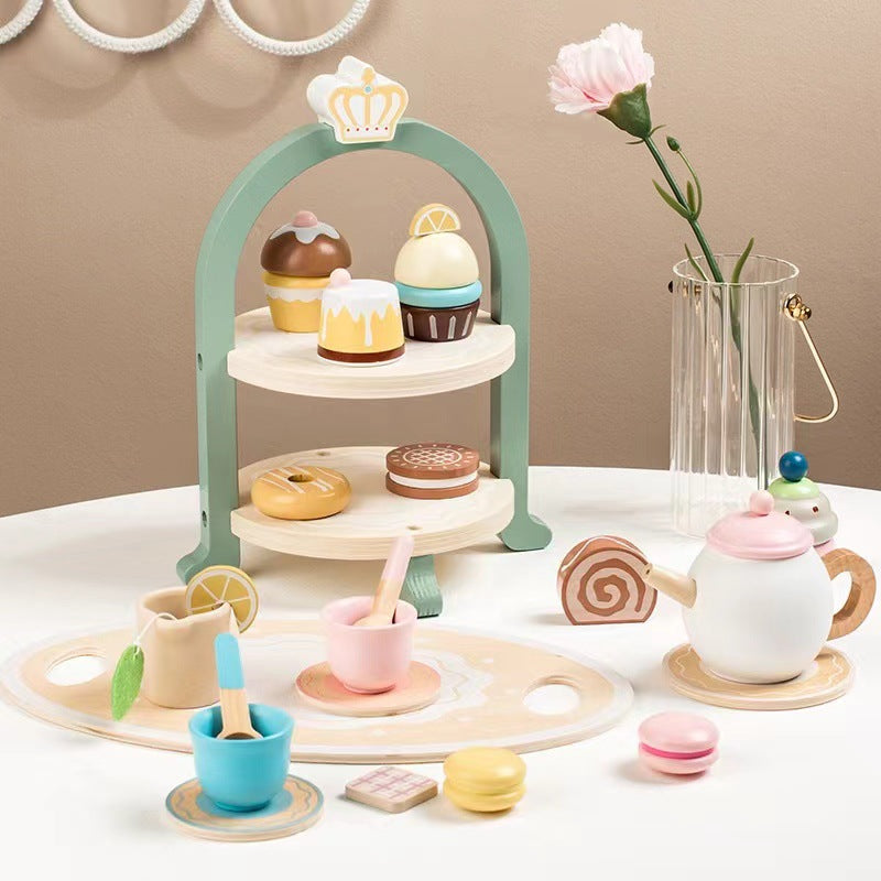 Wooden Cafe Toy Set