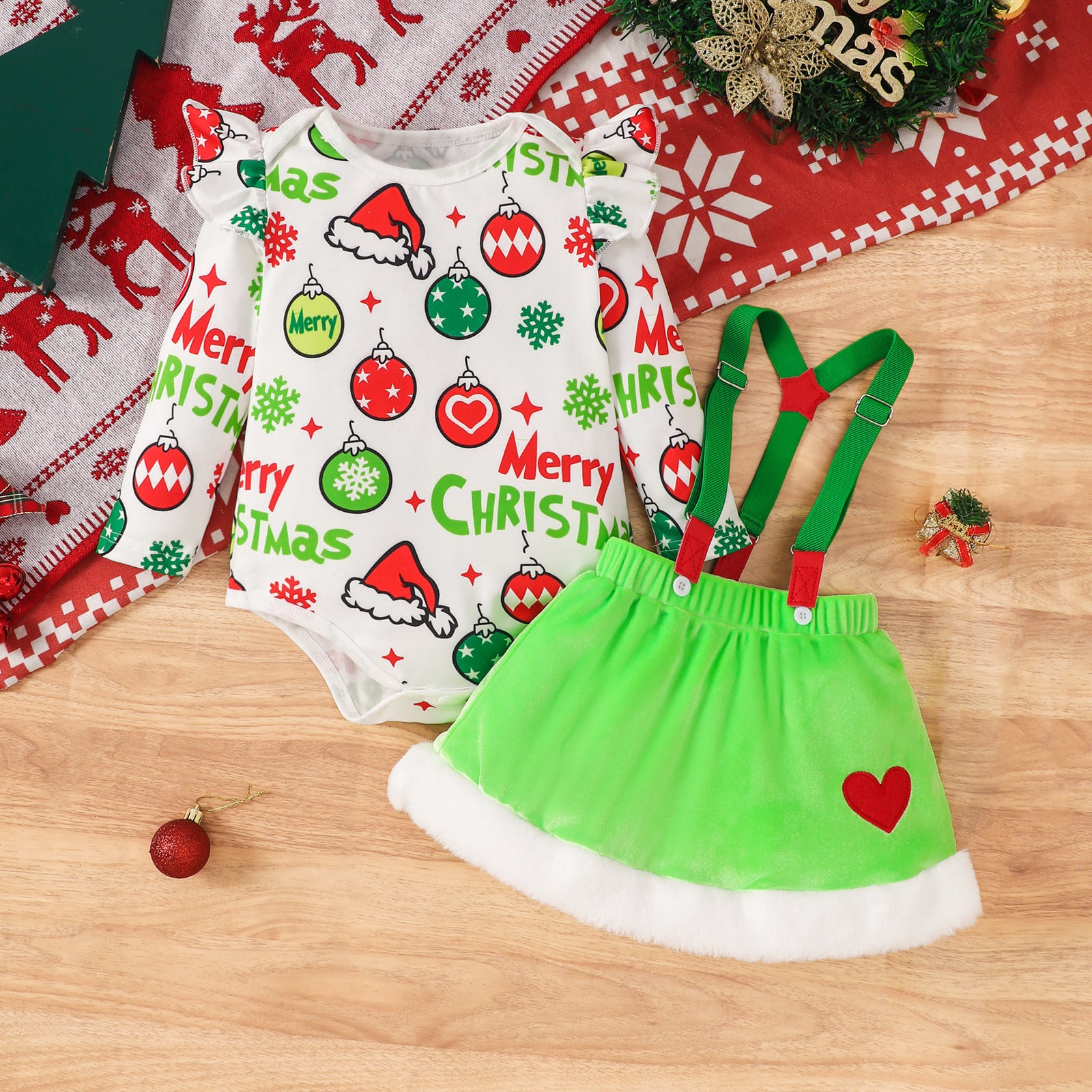 Christmas Skirt, Green