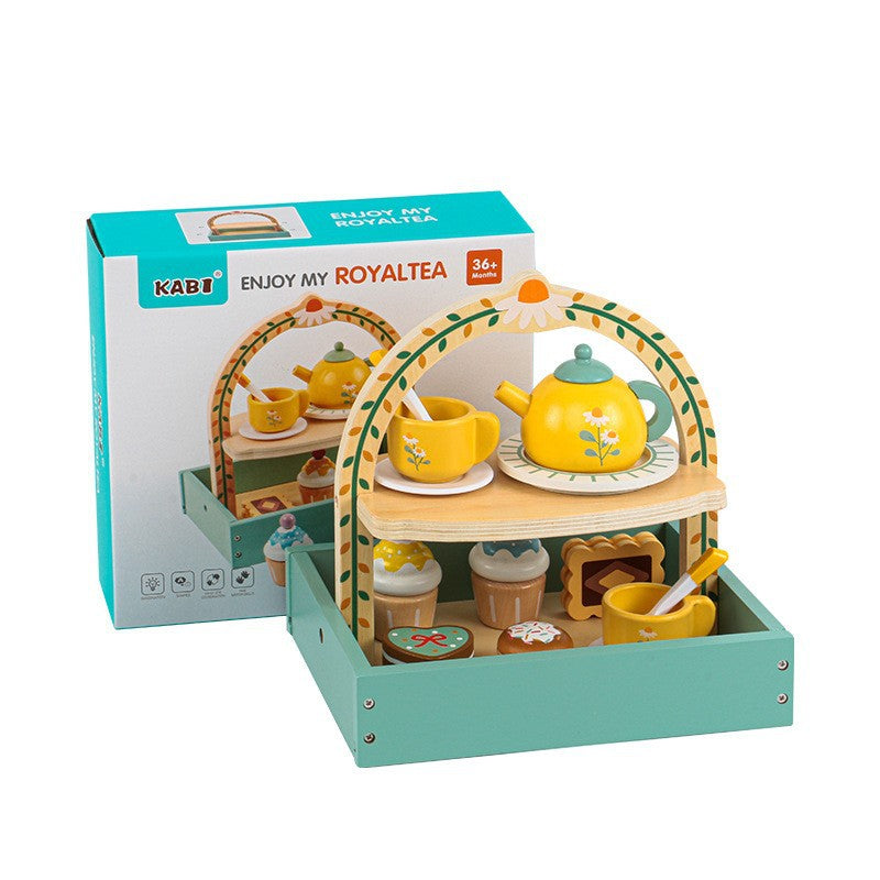 Wooden Cafe Toy Set