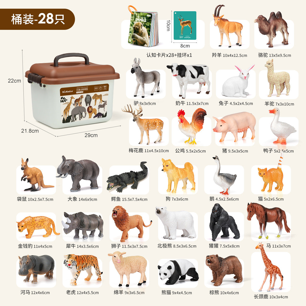 NUKied Simulated Animal Model Set