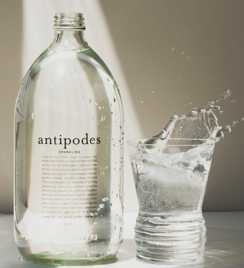 New Zealand Antipodes Mineral Water