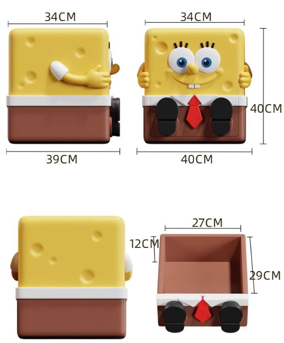 Spongebob Locker/Shoe changing stool