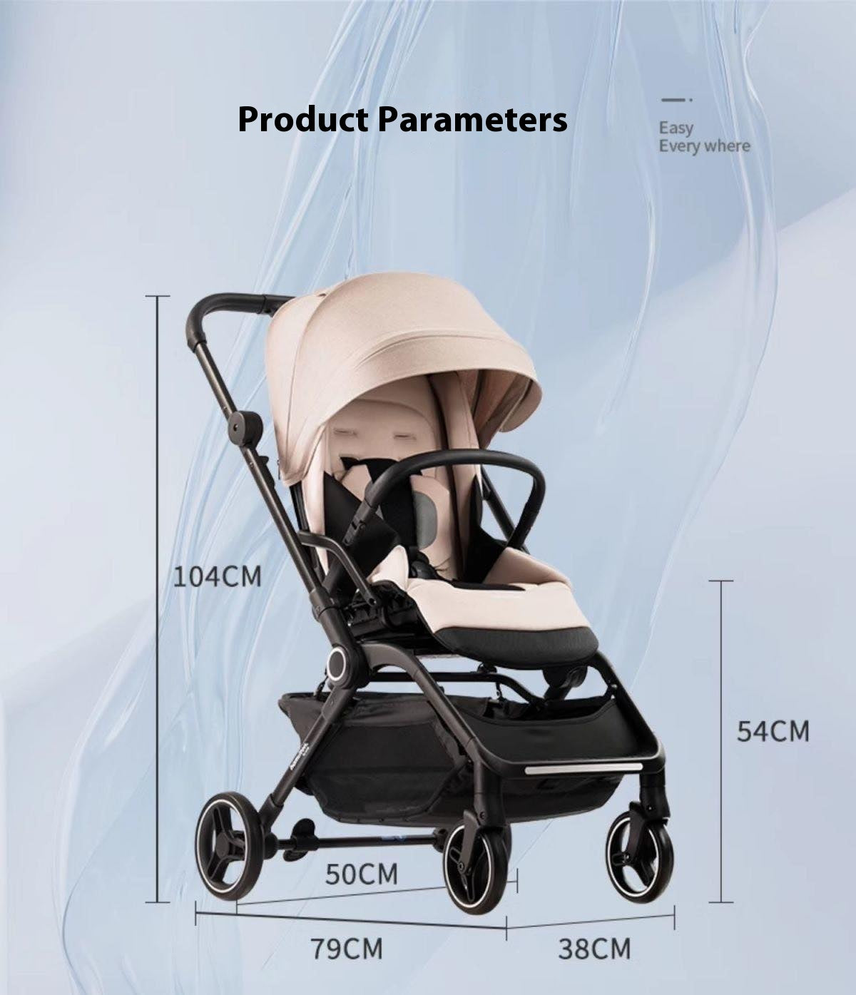 Hamilton T1 Stroller, Luxury edition