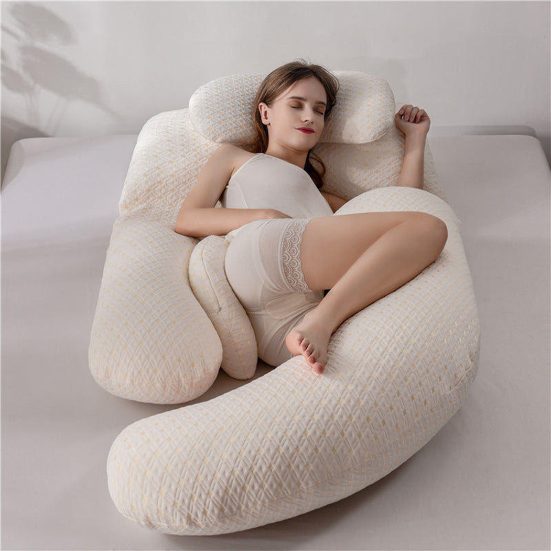 U-shaped pregnancy pillow